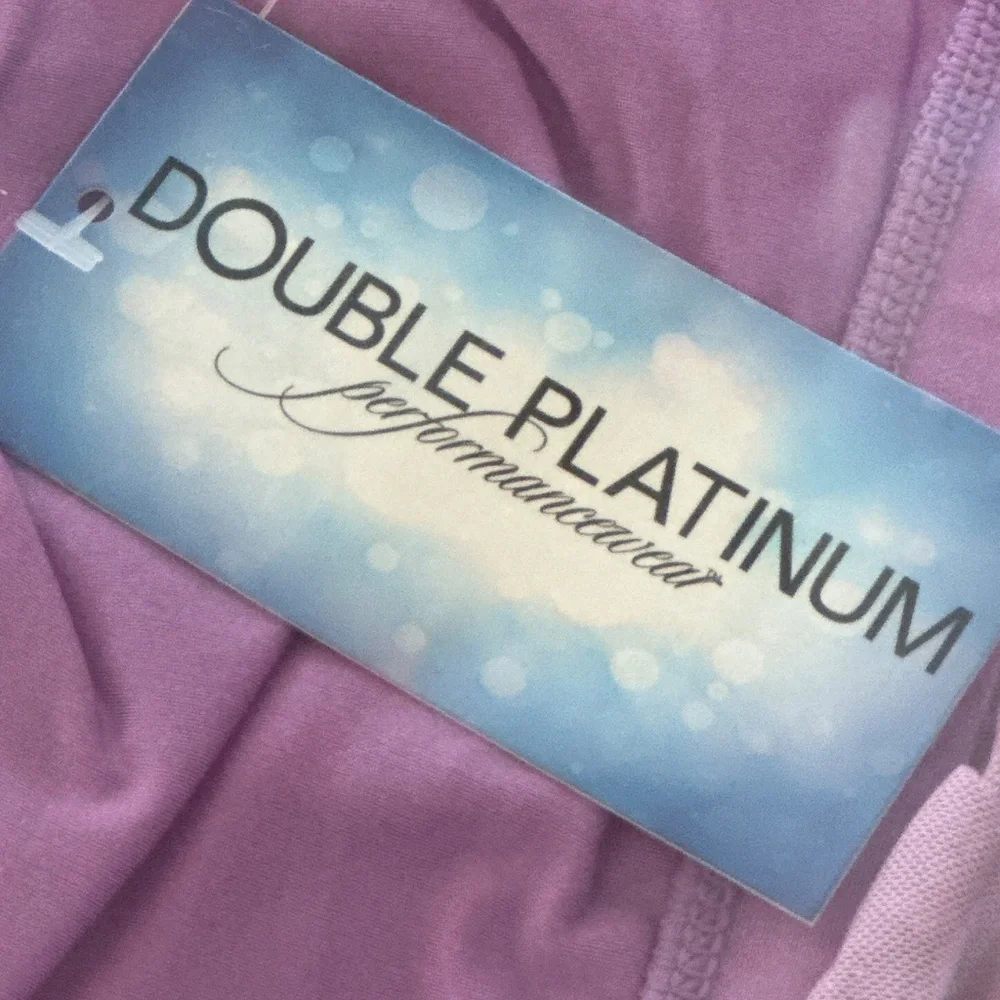 Double Platinum Lilac Shimmer Lyrical Jazz Dance Costume 2 Piece Dancewear